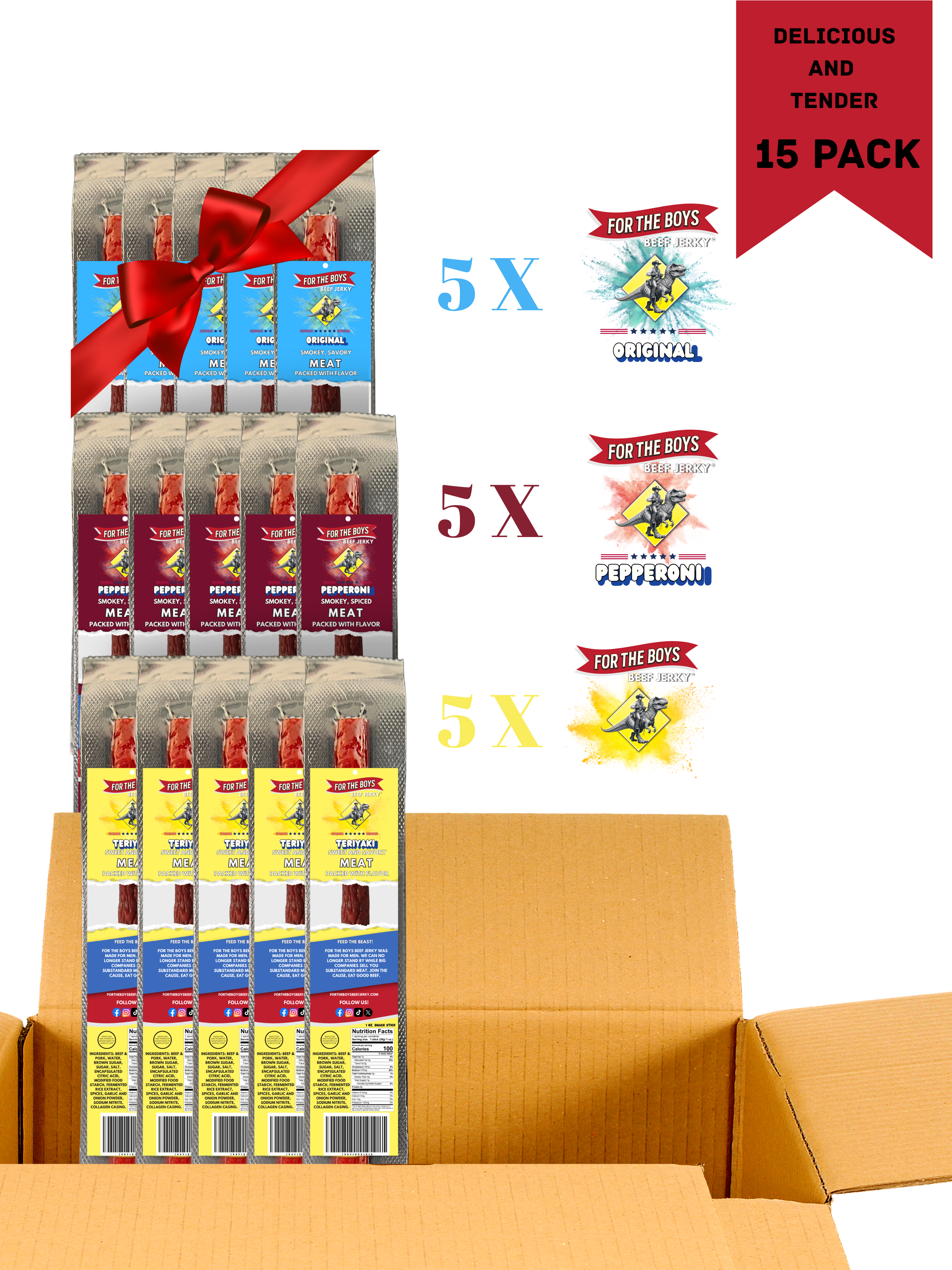 Beef Stick Bundle 15 Pack