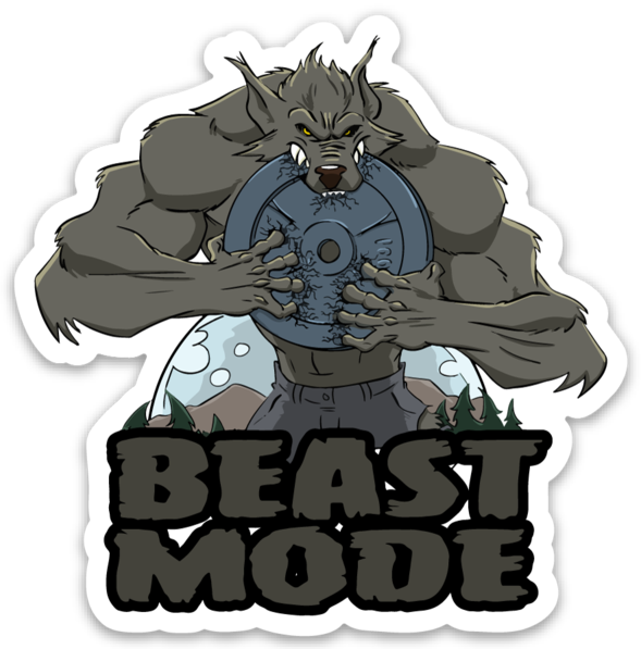 Beast Mode: Great Ape Form - Vinyl Sticker