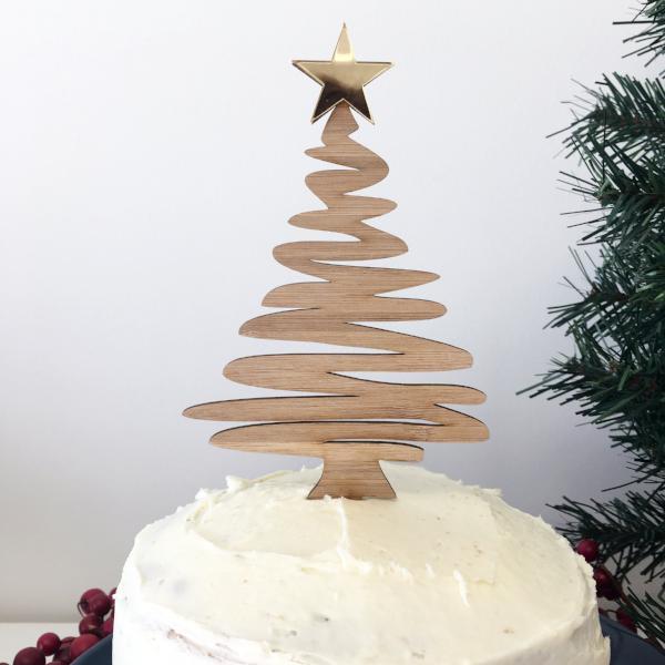 Christmas Tree Cake Topper