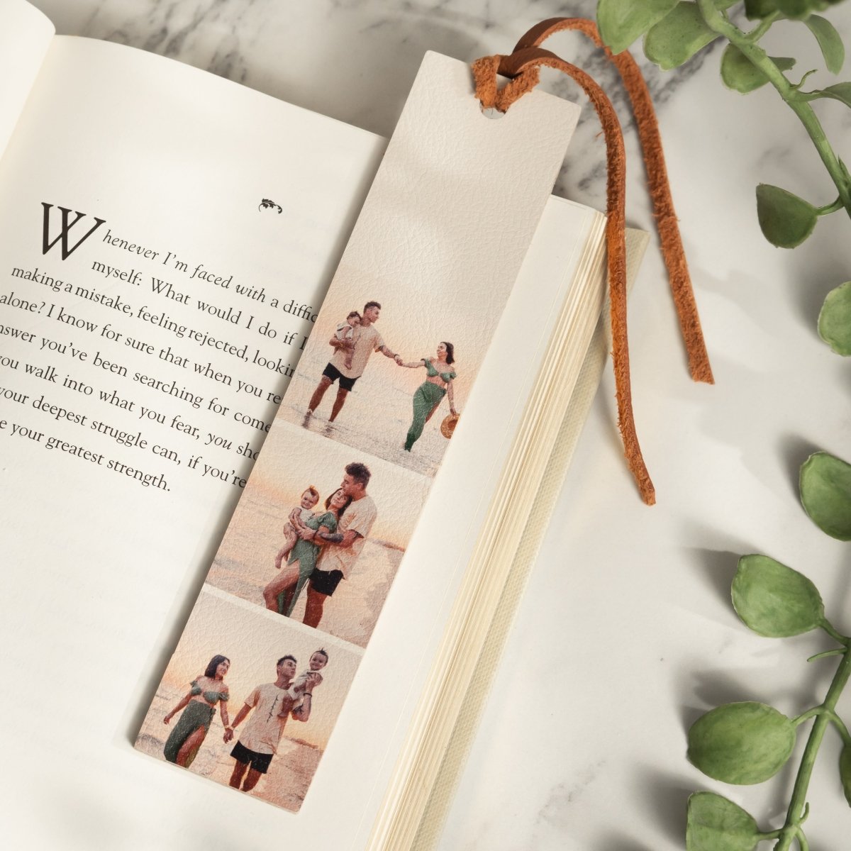 Photo Strip Leather Bookmark | Arlo & Co