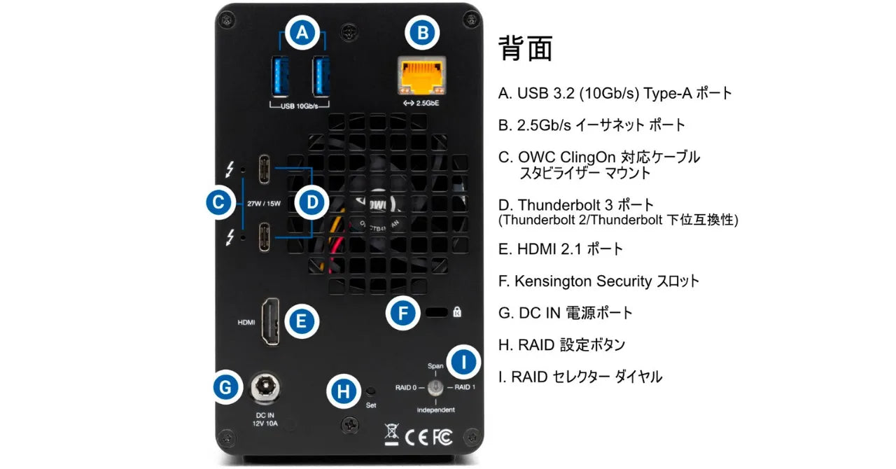多機能な拡張ハブのサンプルイメージ