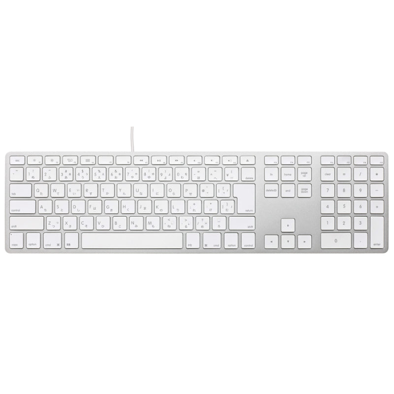 Matias Wired Aluminum keyboard for Mac - Silver 日本語配列 [FK318S