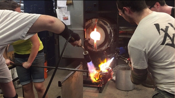 Making a glass octopus