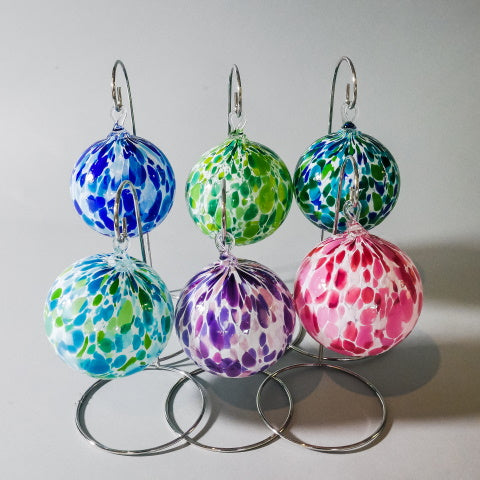 Blown Stained Glass Ornaments