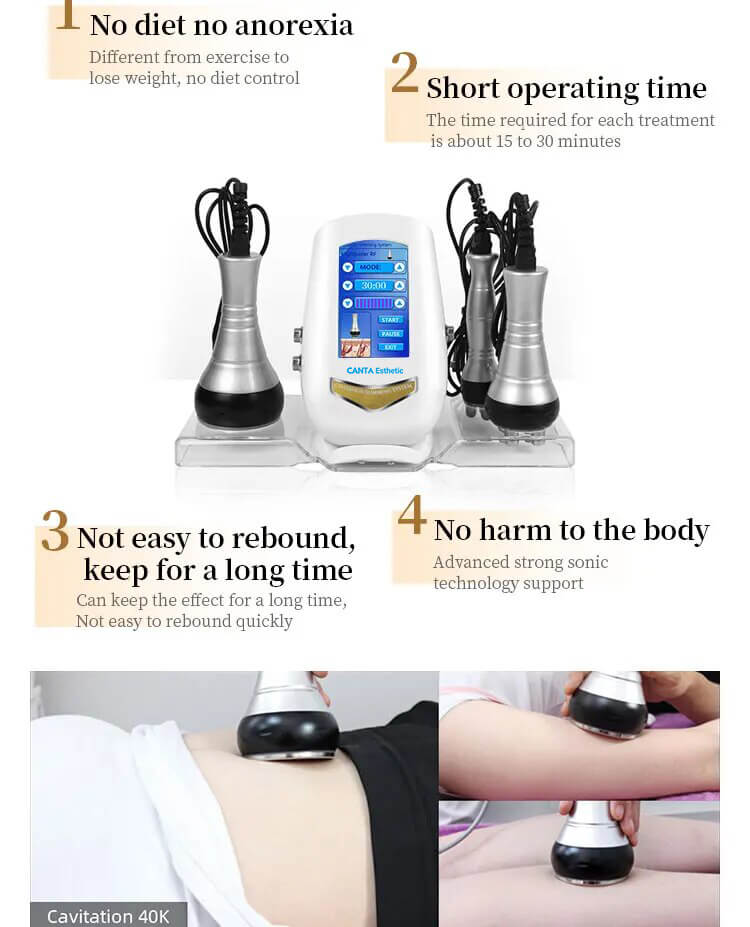 3-in-1 40K Ultrasonic Cavitation Fat Burning Machine 1