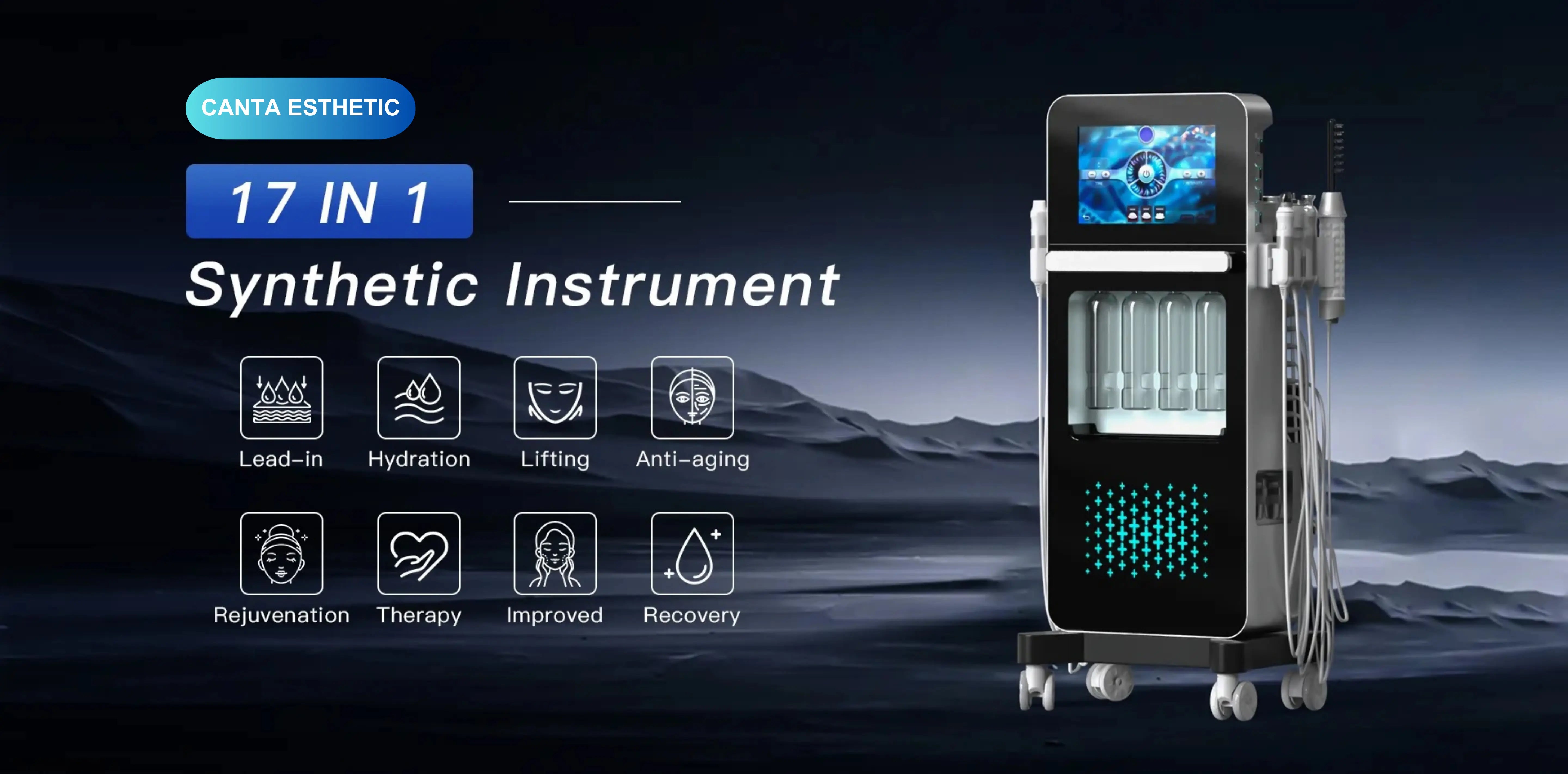 17 in 1 Hydra Skin Care System Facial Machine Queen 1