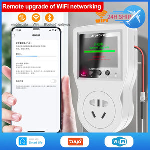 Tuya S1 WIFI Digital Thermostat Socket Incubator Temperature Controller Outlet With Timer 10A/16A AC220V For Heating Cooling - checkitoutshoppe