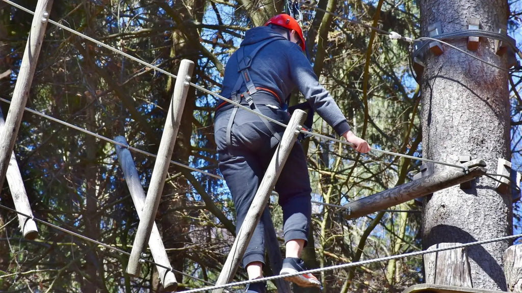 Hochseilgarten als Paarerlebnis entdecken