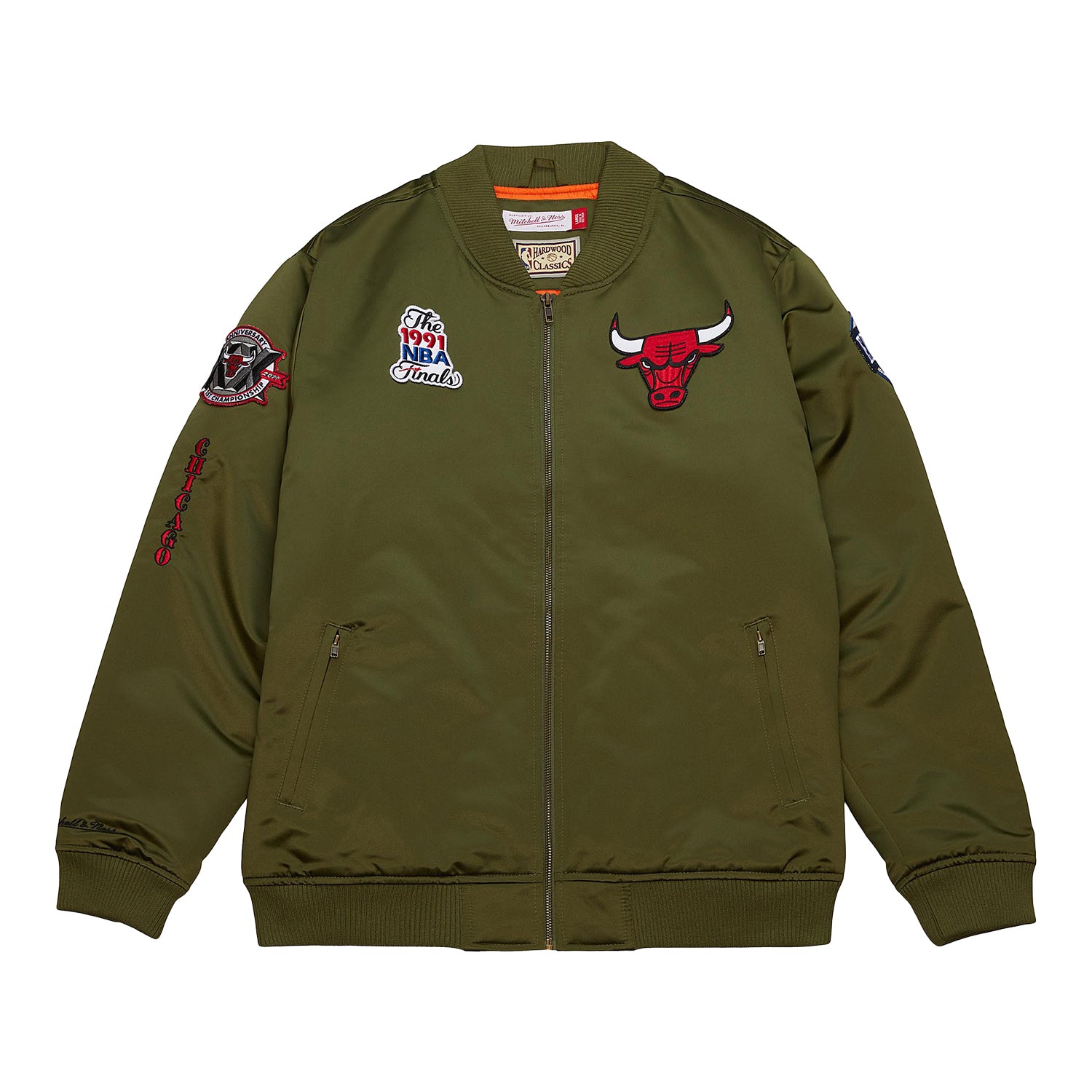 Chicago Bulls Mitchell & Ness MVP Satin Jacket – Official Chicago ...