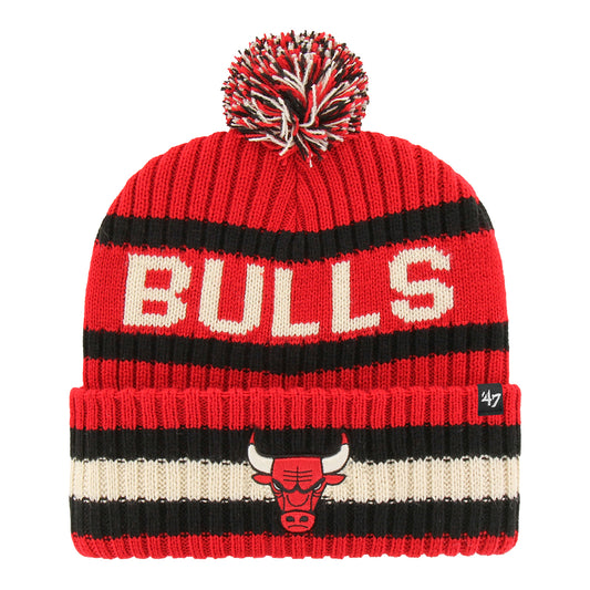 Chicago Bulls Mitchell & Ness Script Pom Beanie – Official Chicago