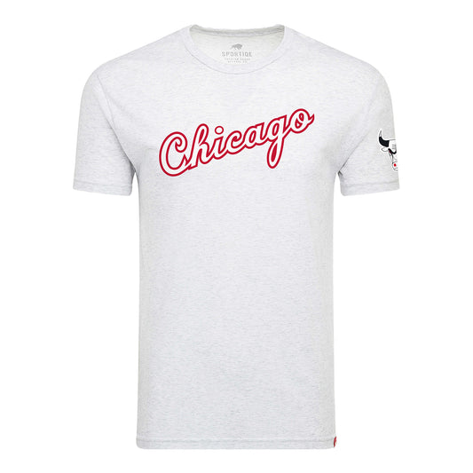 Ladies Chicago Bulls 47 Brand Sandstone Brush Long Sleeve T-Shirt