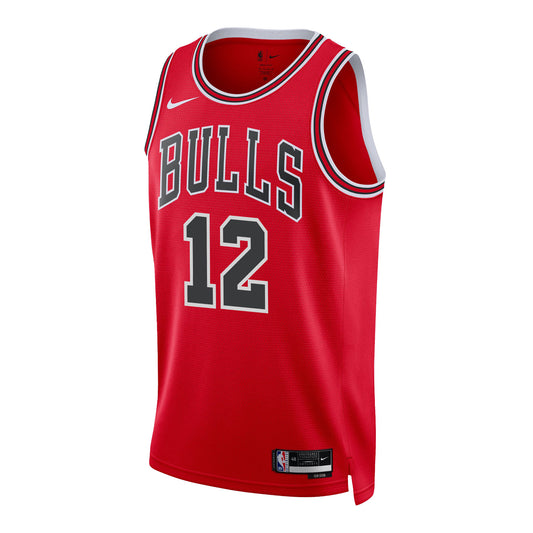 Nike Men's Chicago Bulls Ayo Dosunmu #12 White T-Shirt