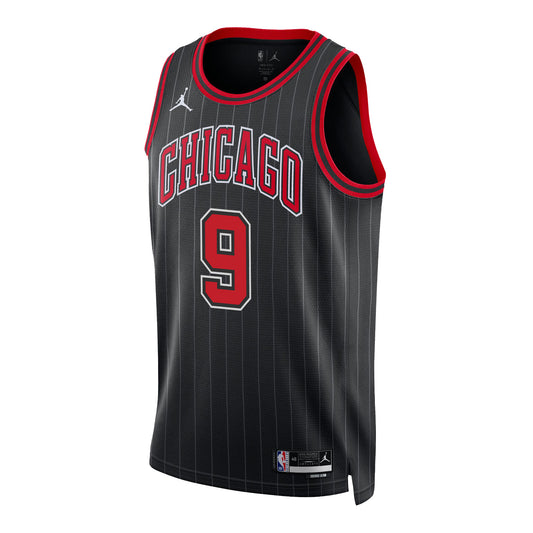 Chicago Bulls #9 Nikola Vucevic Black NBA Stitched Jersey
