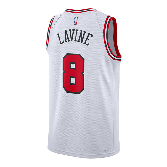 Nike Men's Chicago Bulls Zach LaVine #8 Red T-Shirt, Medium