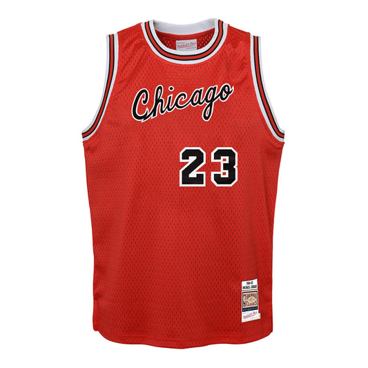 Mitchell & Ness Men's 1991 Chicago Bulls Michael Jordan #23 Hardwood Classics Authentic Jersey, XL, Red