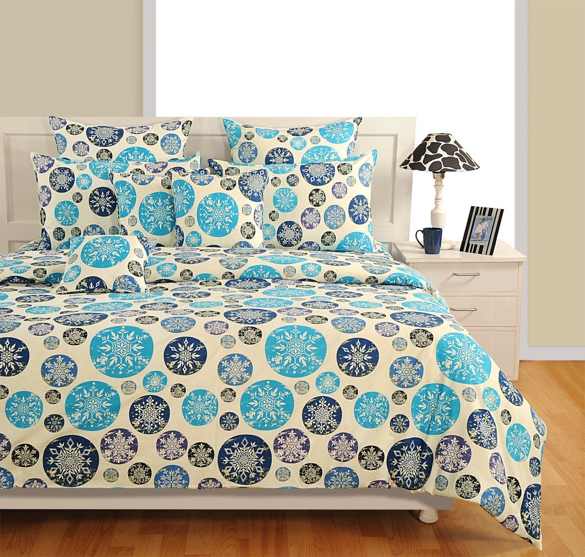 Buy Canopus Blue Bubble Duvet Cover Set Online Flickdeal