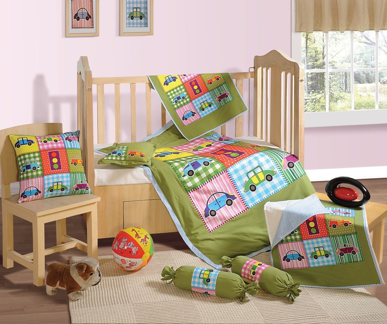 Buy Baby Cot Duvet Cover Set Crib Set Cars Online Flickdeal