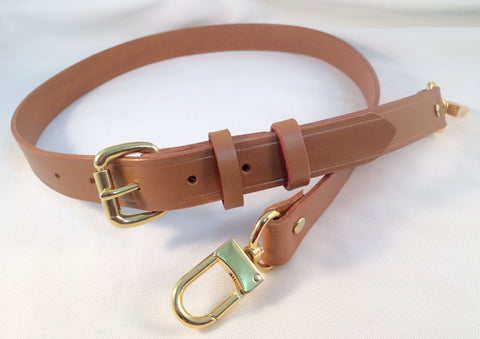 1 inch Adjustable vachetta leather replacement straps for Louis Vuitton ...