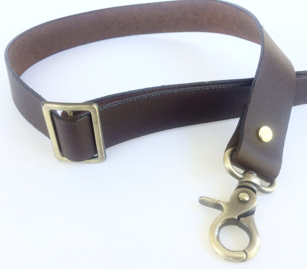 5/8 in. Leather Adjustable Convertible Slide Cross Body Bag Strap - Ch – ValueBeltsPlus