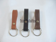 25 Lot Leather  Key Chain Ring Belt Keeper Fob - Choice of colors