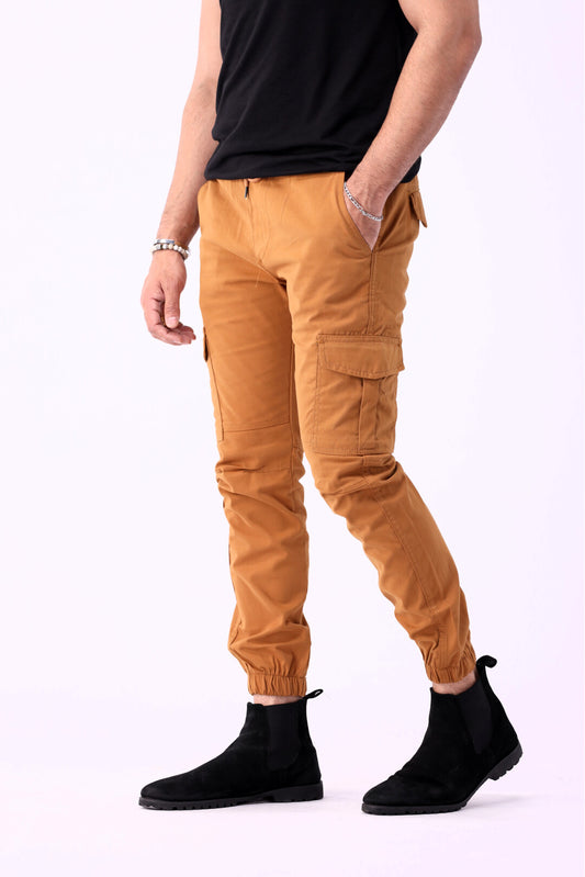 Men's Cargo Trouser with Six Pockets, Casual Pant, Black – Fashion Trendz