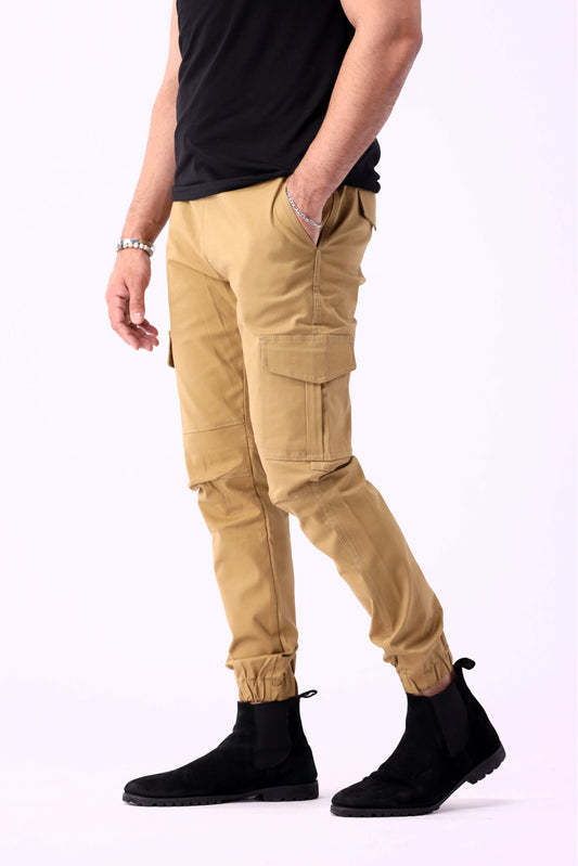 Six Pocket Cargo Trousers Light Pink for Men - 6 Pocket Cargo Pant
