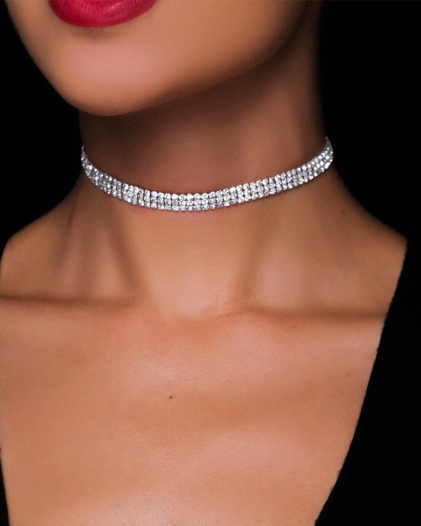 diamond choker