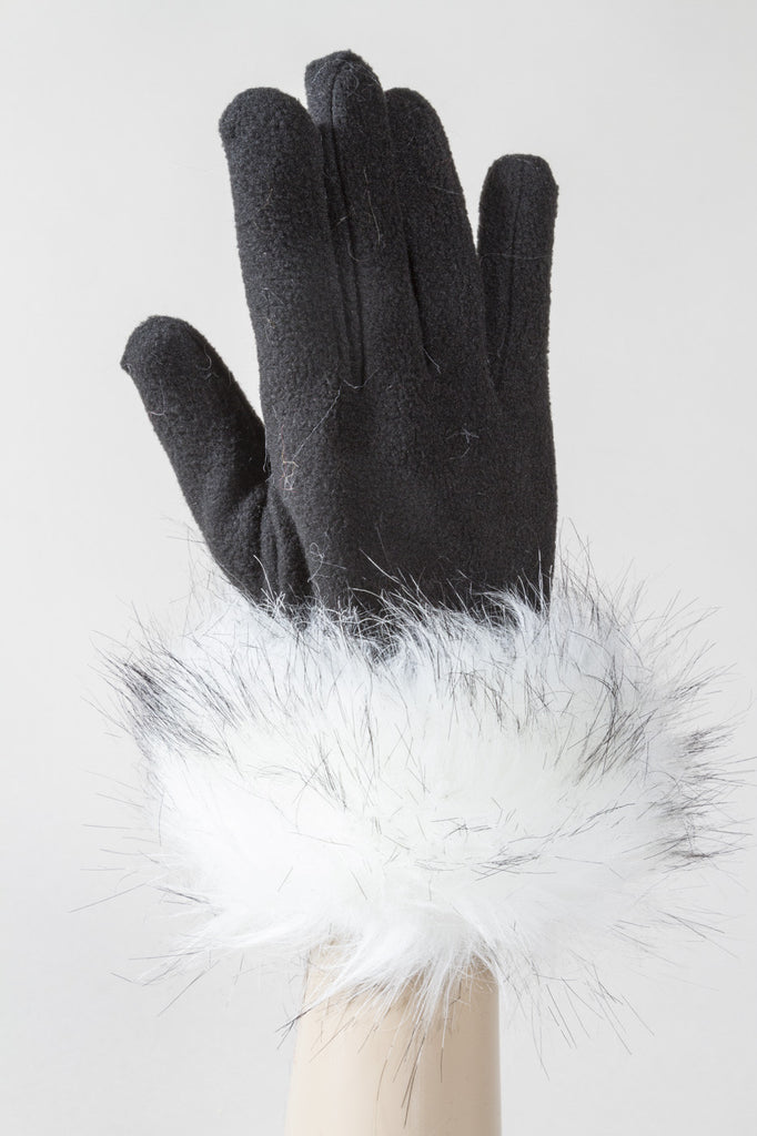 White Snow Fleece Gloves – Mainemaiden