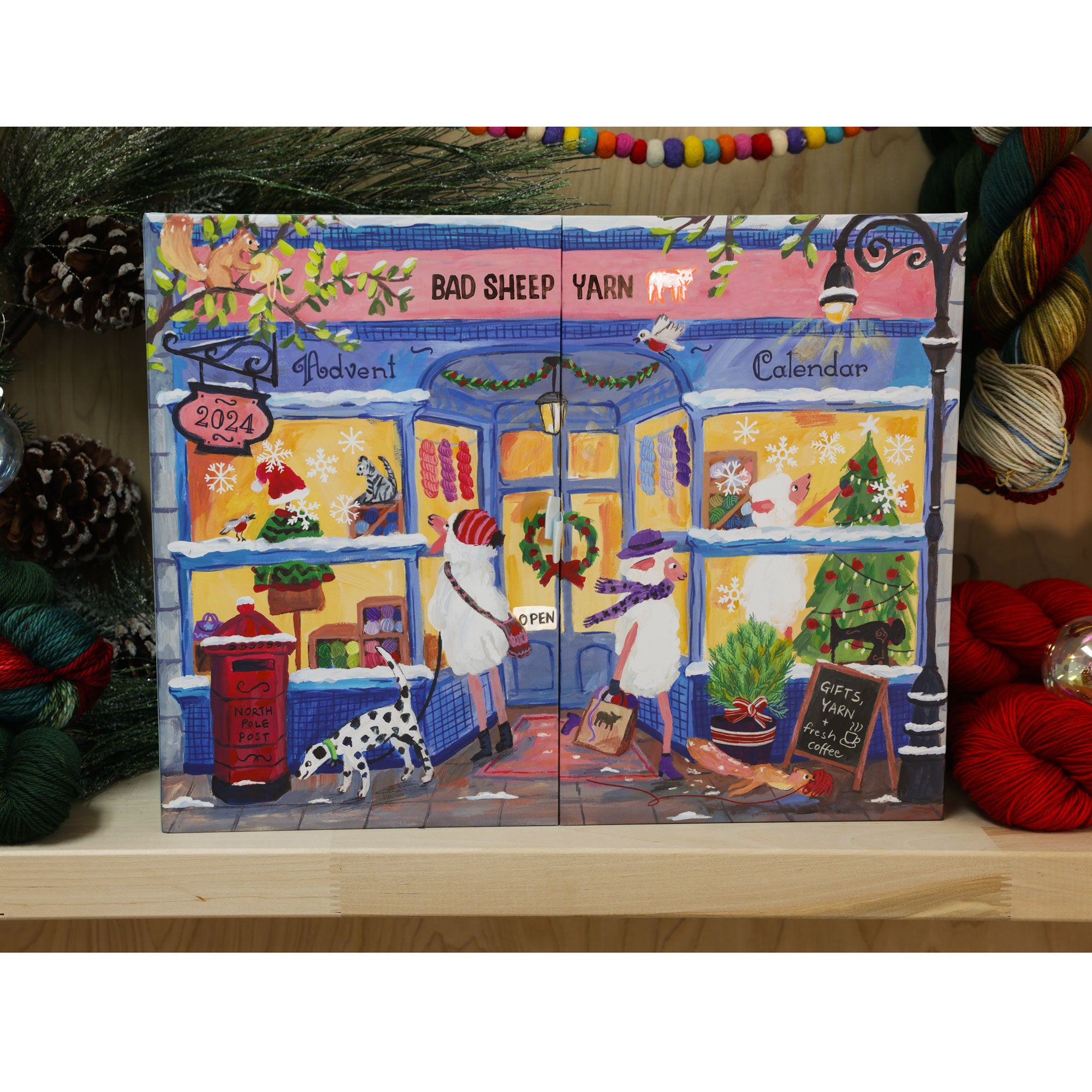 Christmas Advent Box 2024 - Preorder - Bad Sheep Yarn product image