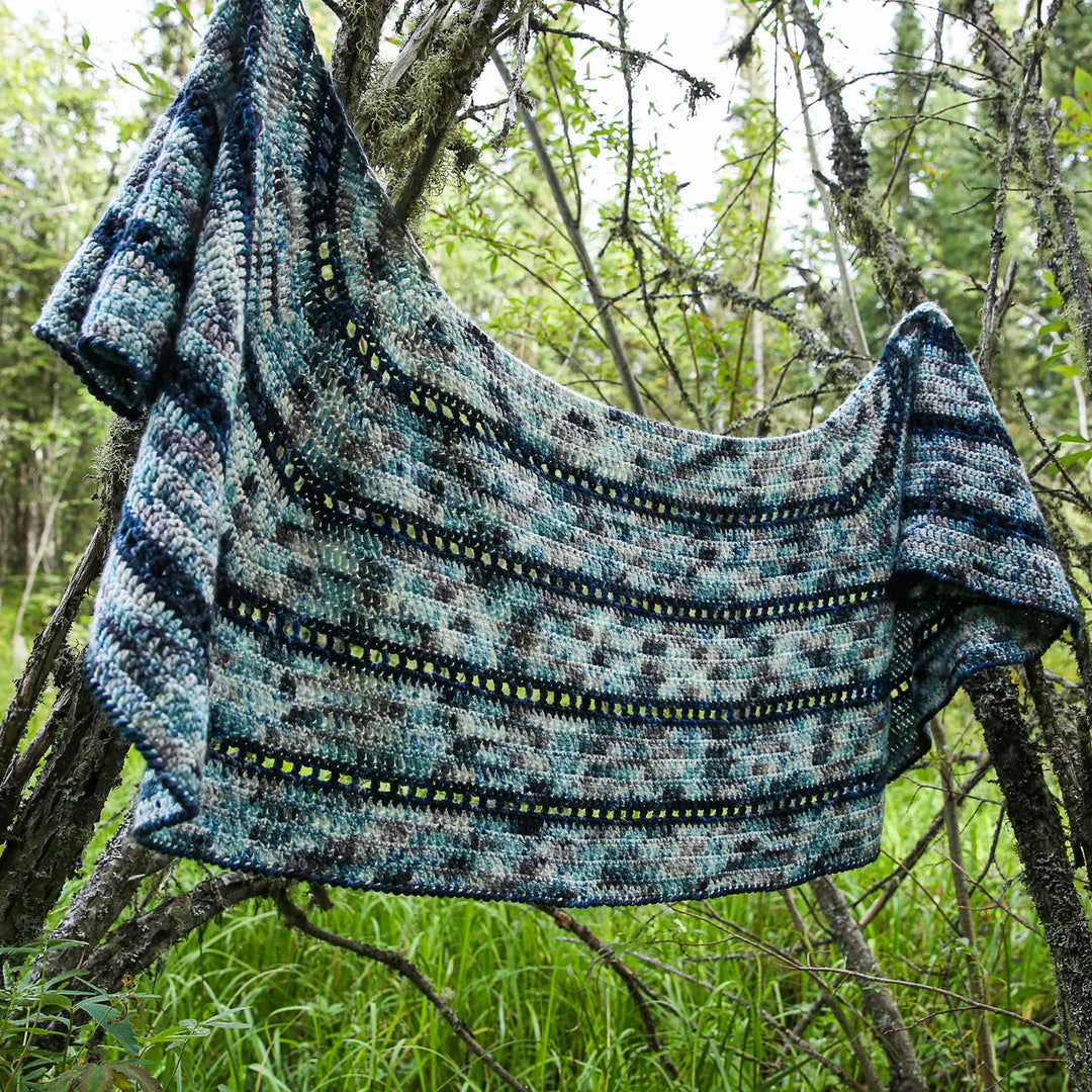 Dusk in the Desert Knit Shawl Pattern – Bad Sheep Yarn