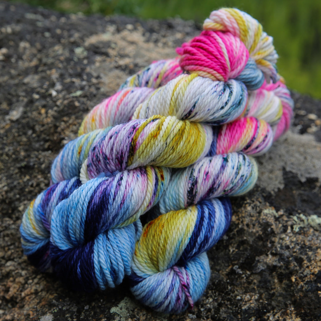 Clara Bulky Weight – 100% Superwash Merino Hand Dyed Yarn 106 yards