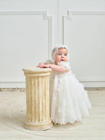 Baby Baptism Dresses Flower Girl Wedding White Dress