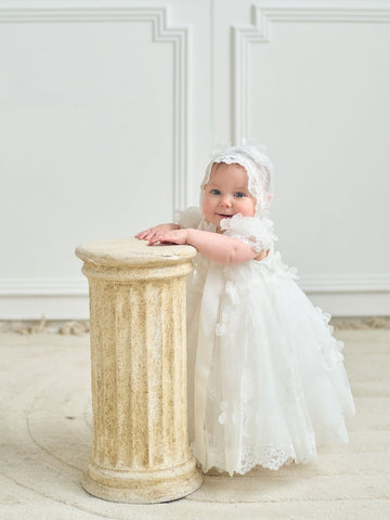 Baby Baptism Dresses Flower Girl Wedding White Dress