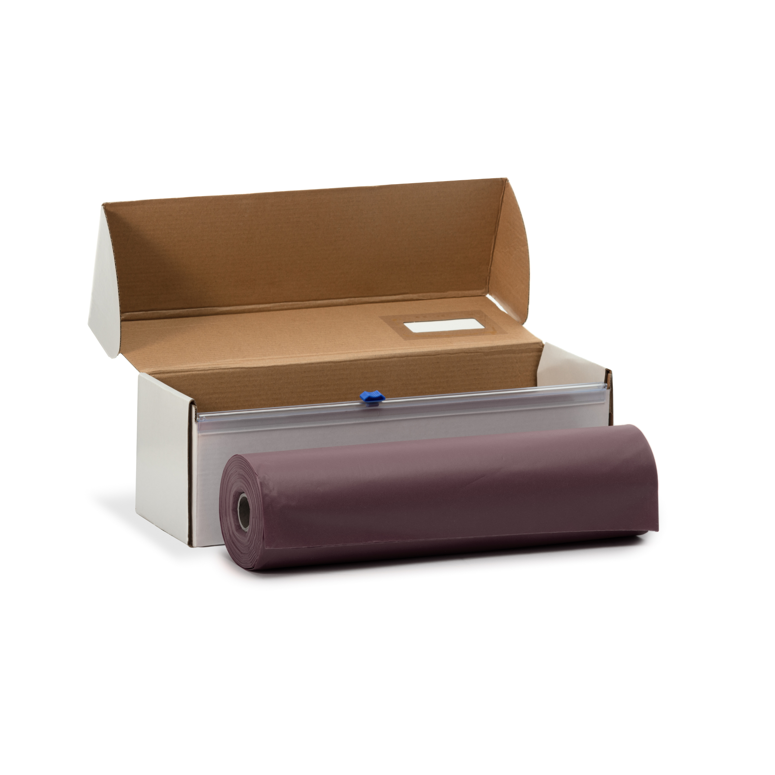 54 In. X 100 Ft. Select A Size Brown Plastic Table Roll | 6 Rolls