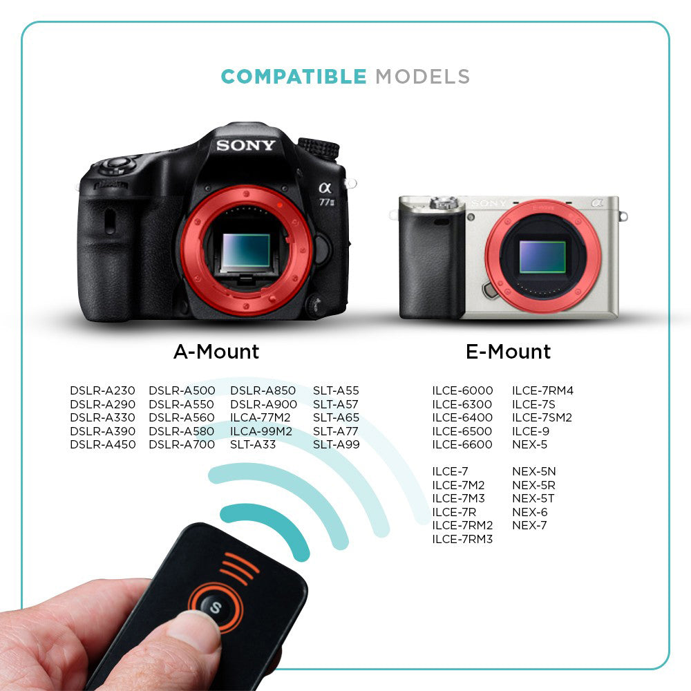 sony camera wireless remote