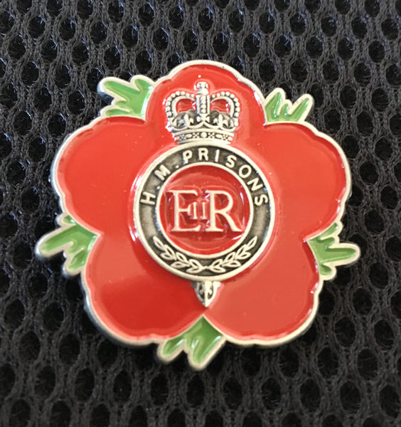 Her Majesty Prisons ( HMP ) Flower of Remembrance Lapel Pin – British ...