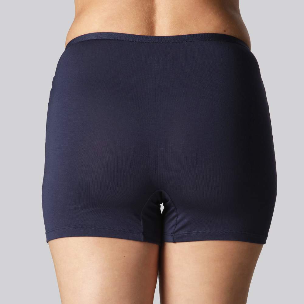 Bambus Hotpants Navy Blå