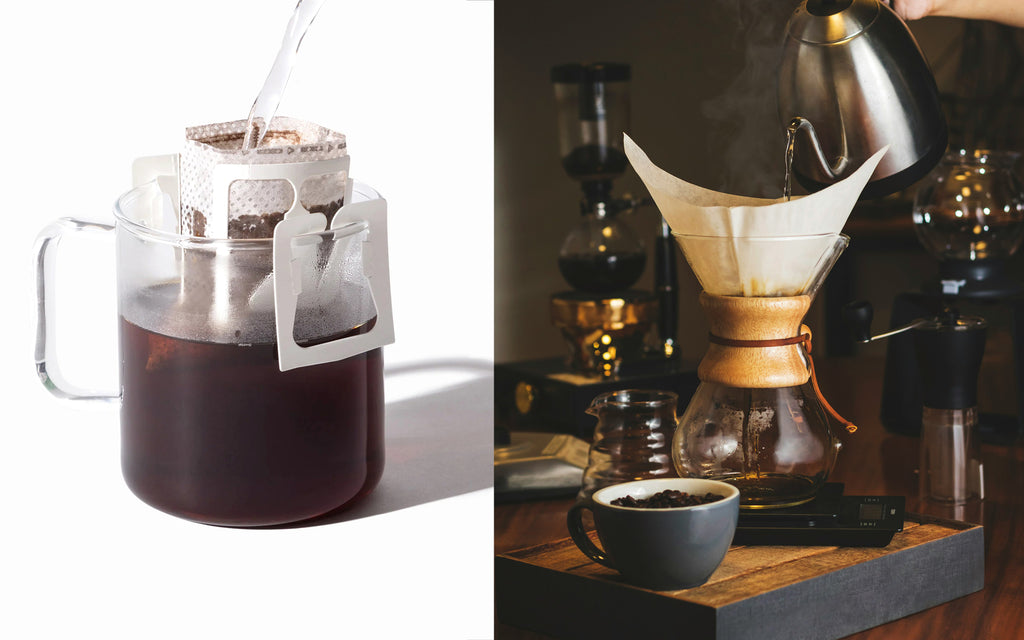 drip coffee vs pour over