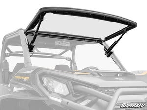 Can-Am Commander MaxDrive Power Flip Windshield - McCoy Motorsports - Maverick R