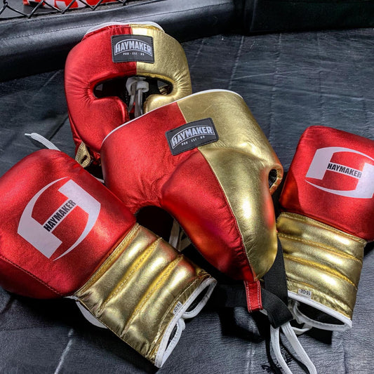 PRO LEATHER ELITE SET | BOXING EDITION – 100% HAYMAKER | SPARRING