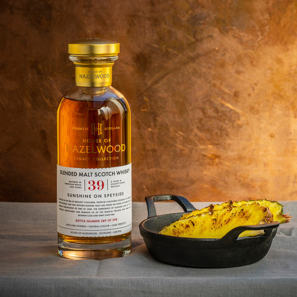 Sunshine on Speyside Whisky with food pairing of grilled pineapple