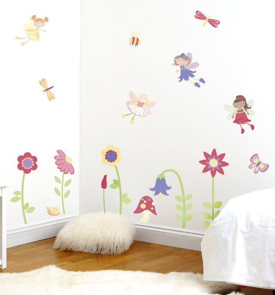 Fairy Garden Wall Decals - Girls Bedroom Decor - Fun Rooms ...