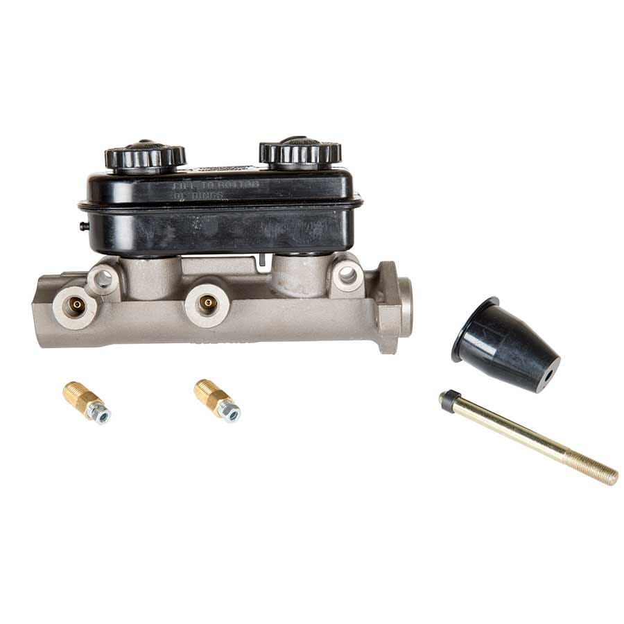 Dual Master Cylinder – 1.032″ Bore | Includes Dust Boot, Pushrod, & Fittings