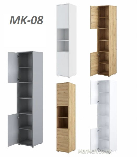 MK-08 Tall Storage, Cabinet for Vertical Wall Bed, fold down bed, marmell.co.uk
