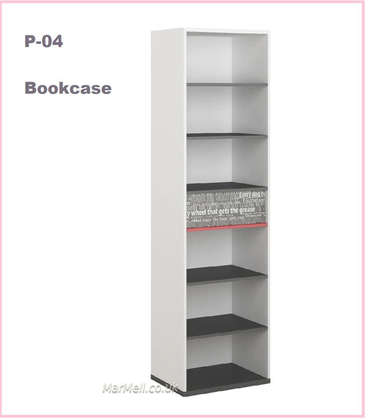 P04, bookcase, book storage, cupboard, closet, closed, cabinet, storage, bedroom furniture, cabinet with shelves, marmell