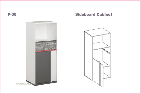 P06, sideboard cabinet, cupboard, closet, children room, cabinet, storage, bedroom furniture, cabinet with shelves, marmell