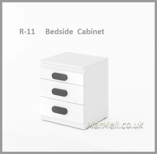 R11, bedside cabinet, chest of drawers, cabinet, storage, closet, cupboard with drawers Marmell