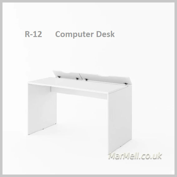 R12, desk table, computer desk, marmell