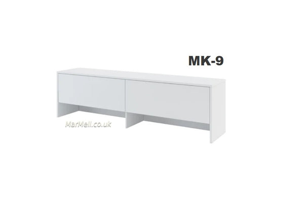over bed cabinet open unit white for double bed marmell
