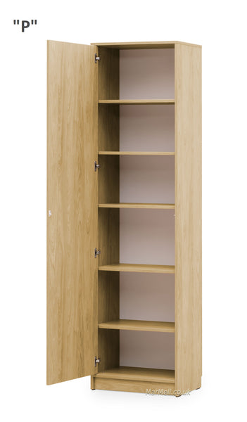 side cabinet for wall beds oak